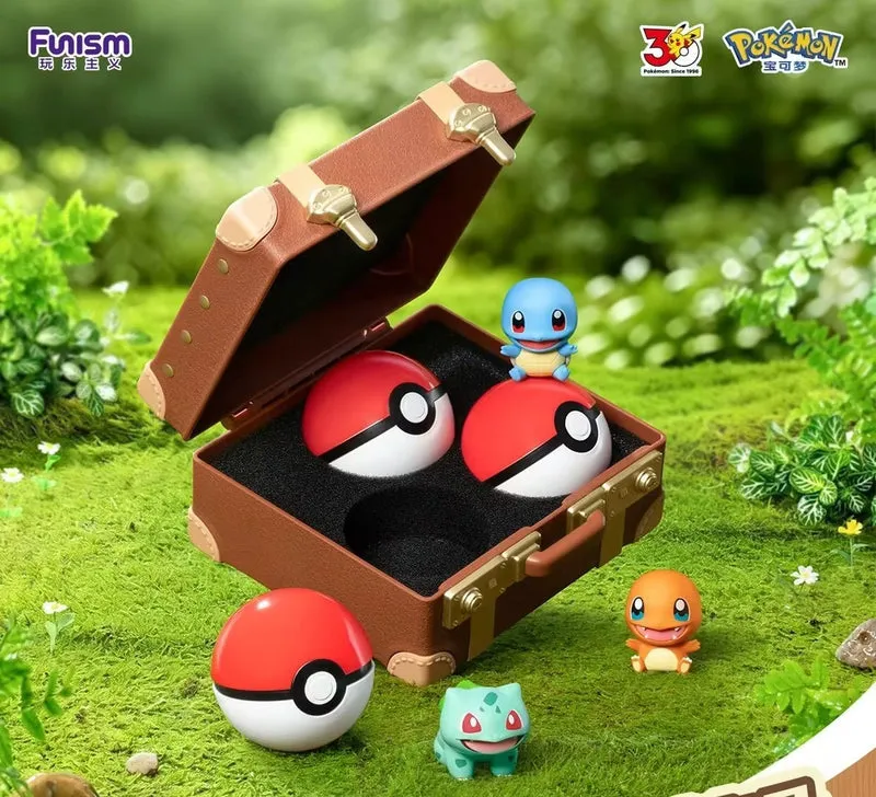 Pokemon 30th Palmsize Wonders First Partner Starter Series Blind Box - 1 Unidade Aleatória (3 Figuras)